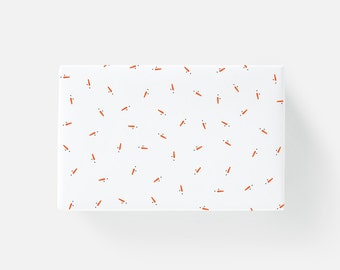 SNOWMAN printable gift wrap. Minimal wrapping paper, A4 & A3 (cheap, downloadable, DIY Christmas wrapping paper)