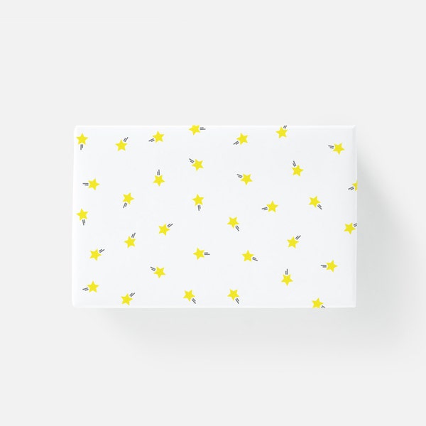 STAR - Emballage cadeau imprimable minimal. Papier d'emballage design, A4 et A3, bricolage avec téléchargement instantané pour Noël de dernière minute