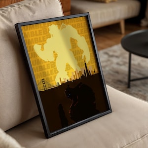 Bumblebee Movie Poster - Transformers Print, Movie Print, Robot Wall Art, Gift for Fans