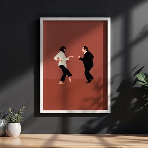 Pulp Fiction Poster - Cult Movie Arte da Parete, Stampa Tarantino, Idea Regalo Cinefili