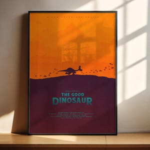 Poster Il Viaggio di Arlo - Stampa artistica Pixar, Poster film animazione, Decorazione cameretta bambini, Idea regalo Disney fan