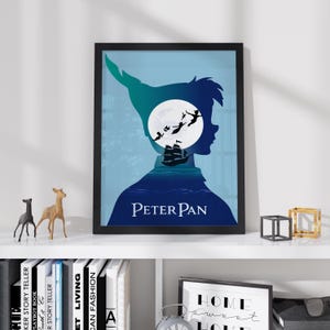 Peter Pan Poster - Arte Disney, Stampa Vintage, Decorazione Magica, Idea Regalo Fantasy, regalo per amanti della disney