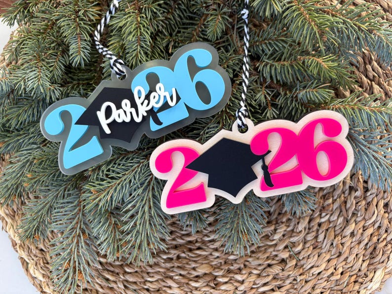 2026 Graduation Ornament SVG, Laser Cut Files, Class of 2026 ...