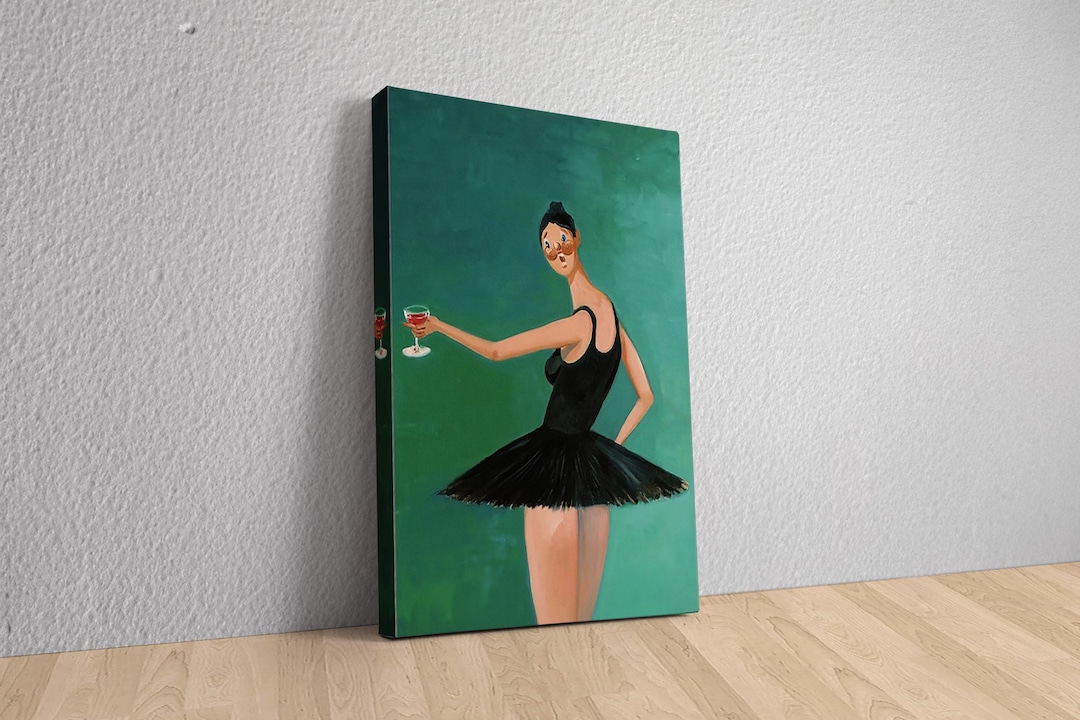 Kanye West Runaway Ballerina Canvas – Contemporary Fine Art