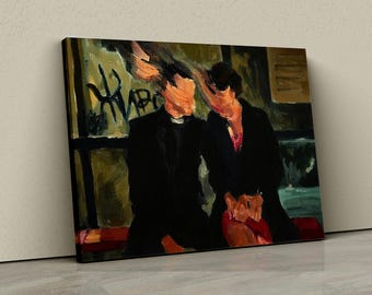 Fleabag Abstract Canvas Art Print – Stylish TV Show Poster for Contemporary and Artistic Interiors, Minimalist Wall Art, Aesthetic Poster