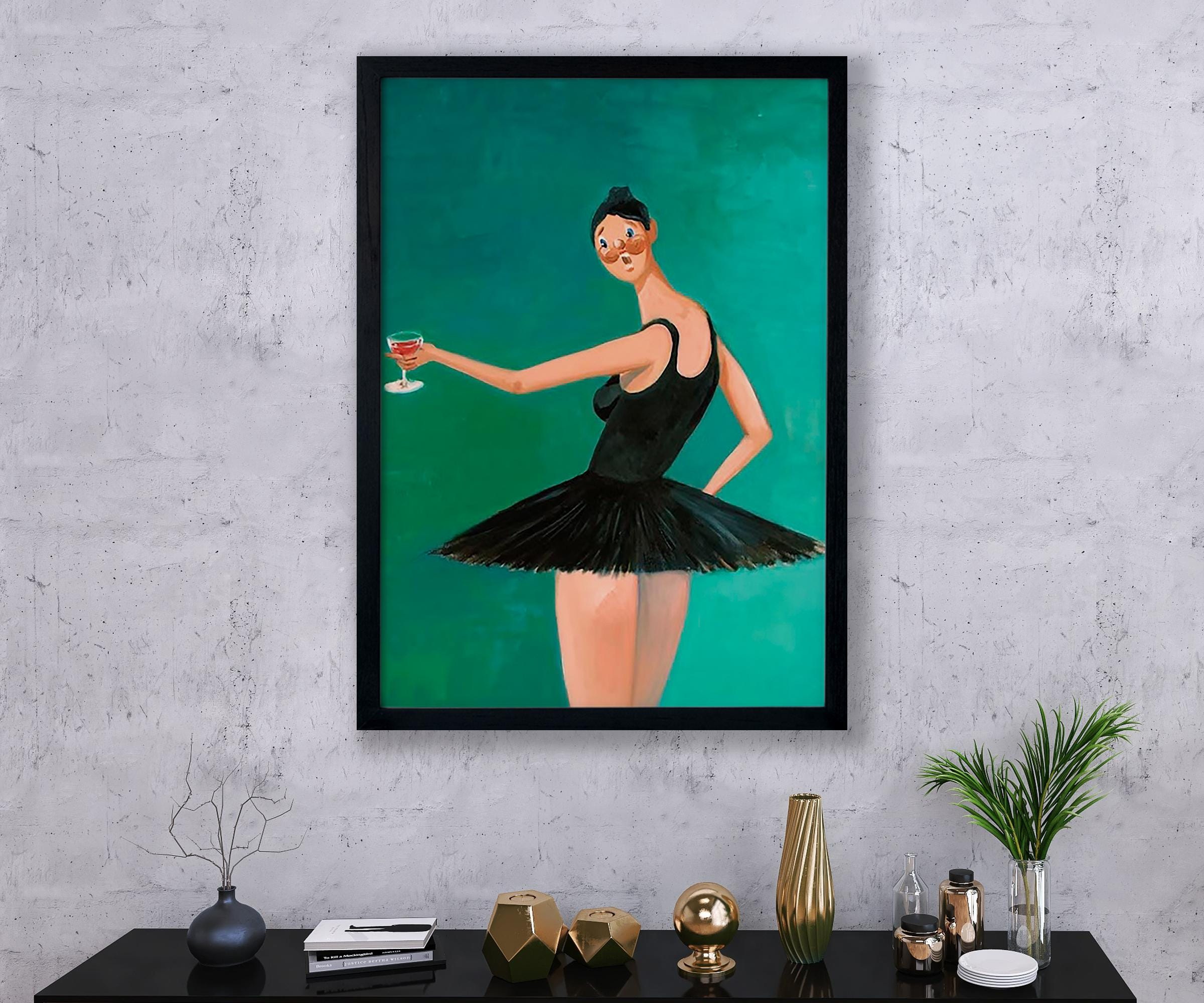 Kanye West Runaway Ballerina Canvas – Contemporary Fine Art Inspired by My  Beautiful Dark Twisted Fantasy Album, Home Decor, Album Print - Etsy, image size:2400x2000