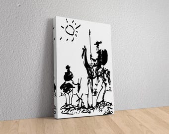ドン・キホーテ メタルウォールアート、パブロ・ピカソ作品、ドン