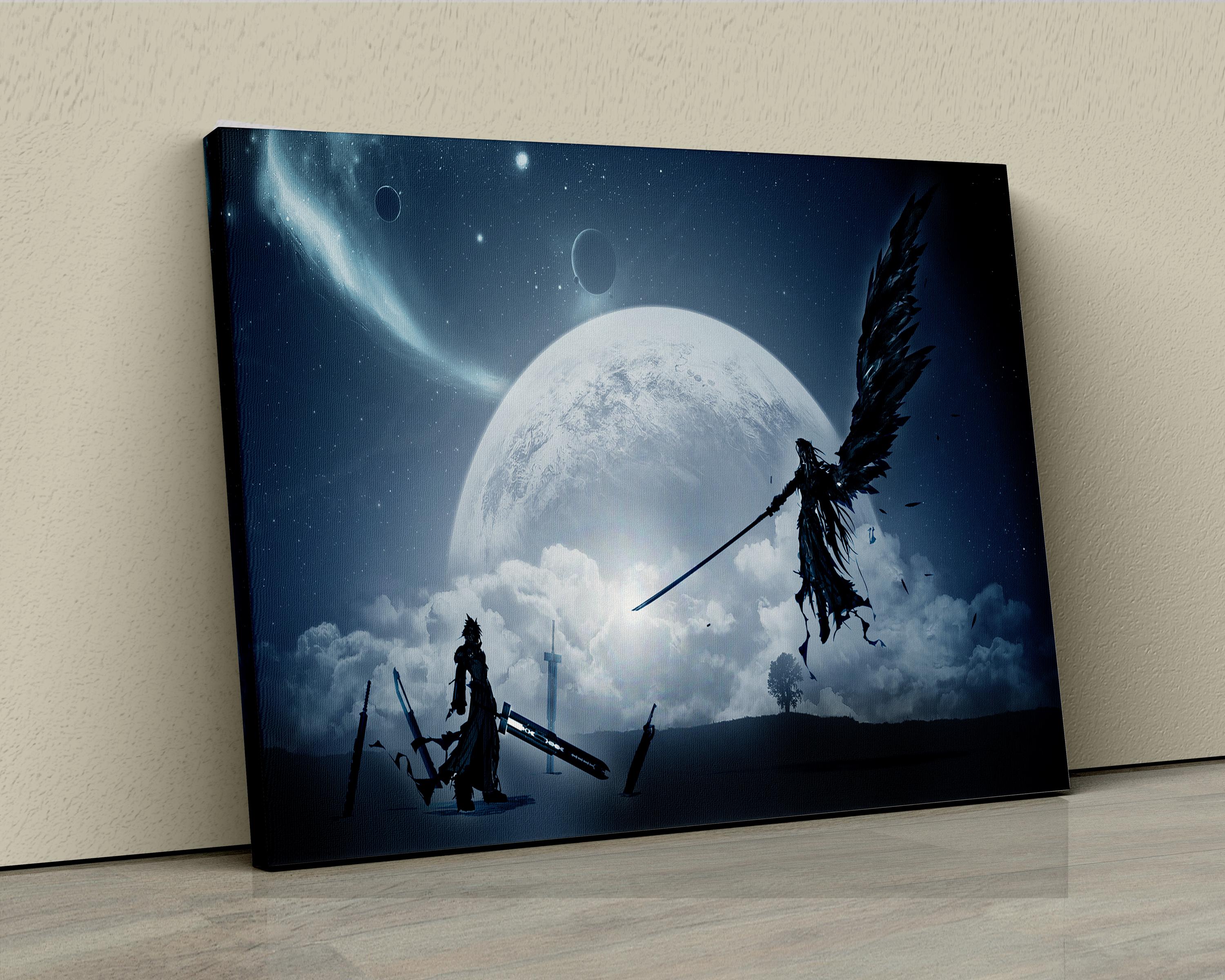 Sephiroth Vs. Cloud Final Fantasy 7 Canvas Wall Art – Iconic