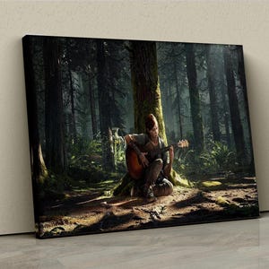 The Last of Us Leinwanddruck | Filmisches Kunstwerk | Videospiele Wandkunst für Fans und Sammler