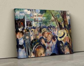 May include: A painting depicting a crowd of people in a park setting. The people are dressed in late 19th-century clothing and are interacting with each other. The painting is done in a Impressionistic style, with loose brushstrokes and a focus on capturing the light and atmosphere of the scene.
