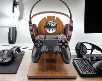 Gamer gifts for Boyfriend, Personalized Headphone Stand, Custom headphone stand, Man Gift, DJ Gift Game tag, headphone holder, Husband Gift