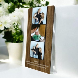Personalised Family Gifts, Fathers Day Gifts, Dad Gift From Kids, Birthday Gift For Baby, Custom Photo Frame, Christmas Family Gift