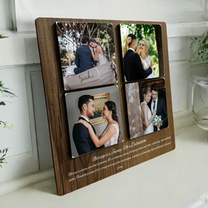 Custom Wood Photo with Stand, Picture Frames Personalized, Picture Gifts, Personalized Photo, Photo on Wood, Photo Gift, Gift For Couples