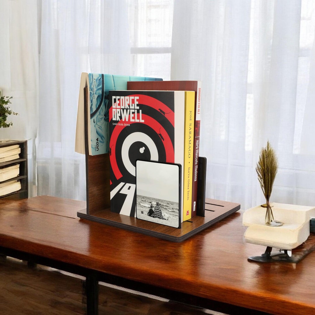 Personalized Book Stand, Book Nook Holder, Bookmark Stand, Book Decor ...