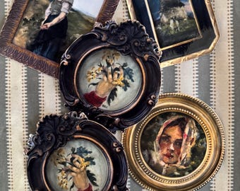 Stickers  3 Pack - Vintage Style Framed original artwork.