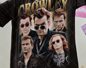 Retro Crowley shirt sweatshirt tshirt vintage graphic tee long sleeve