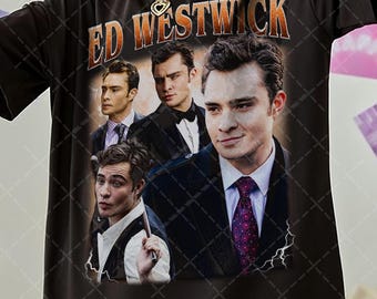 Ed Westwick shirt sweatshirt tshirt vintage graphic tee long sleeve