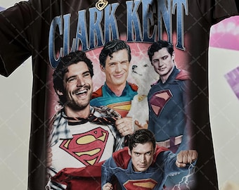 Retro Clark Kent shirt sweatshirt tshirt vintage graphic tee long sleeve