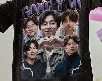Retro Gong Yoo shirt sweatshirt tshirt vintage graphic tee long sleeve