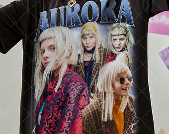 Aurora shirt sweatshirt tshirt vintage graphic tee long sleeve