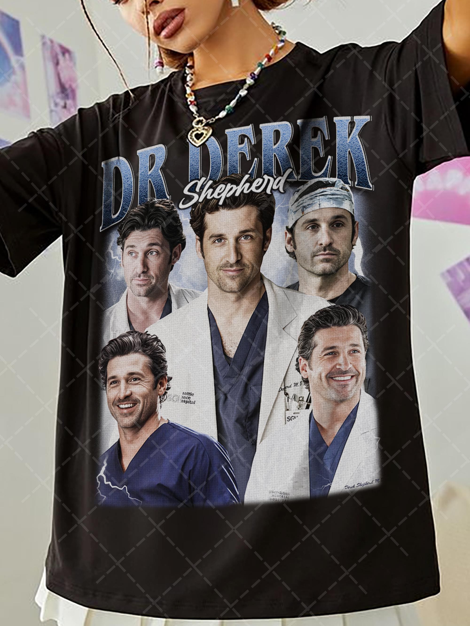 Derek Shepherd Grey's Anatomy Maglia Buy Greys Anatomy Merch