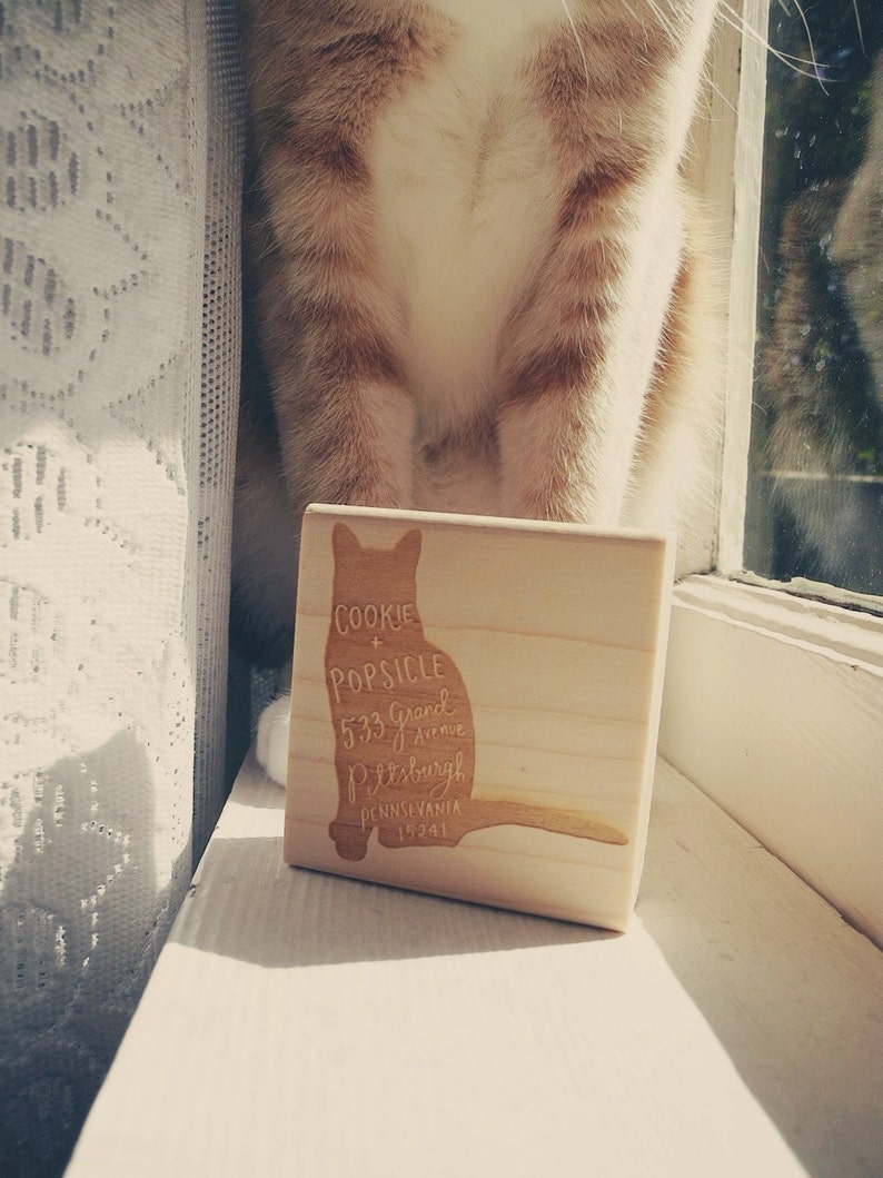Custom Pet Return Address Stamp Etsy