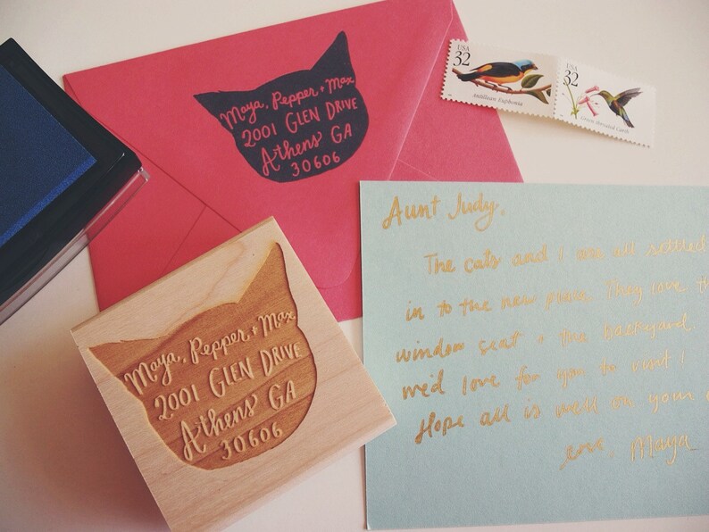 Custom Pet Return Address Stamp Etsy