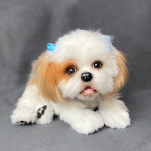 MADE TO ORDER  shih tzu puppy realistic toy