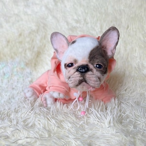 French Bulldog puppy dog realistic plush toy