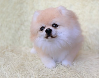 Buy Pomeranian Spitz Puppy Dog Realistic Soft Toy Online in India