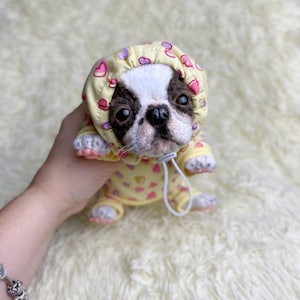 french Bulldog puppy dog realistic plush toy