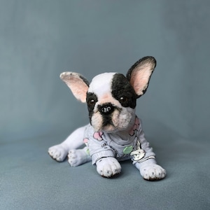 MADE TO ORDER French Bulldog realistic soft toy