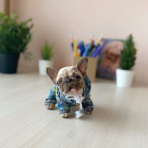 French Bulldog puppy dog realistic plush toy