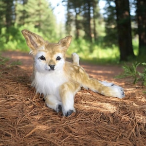 Soft toy deer. Deer. Interior toy deer. Collectible toy deer. Author's toy deer.