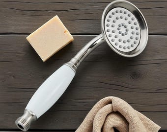 Brushed Nickel Handshower , European Style Hand Tap