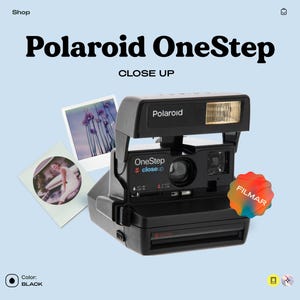 Polaroid OneStep Close-Up 636 | Vintage Polaroid 600 Instant Camera | Fully Tested & Working