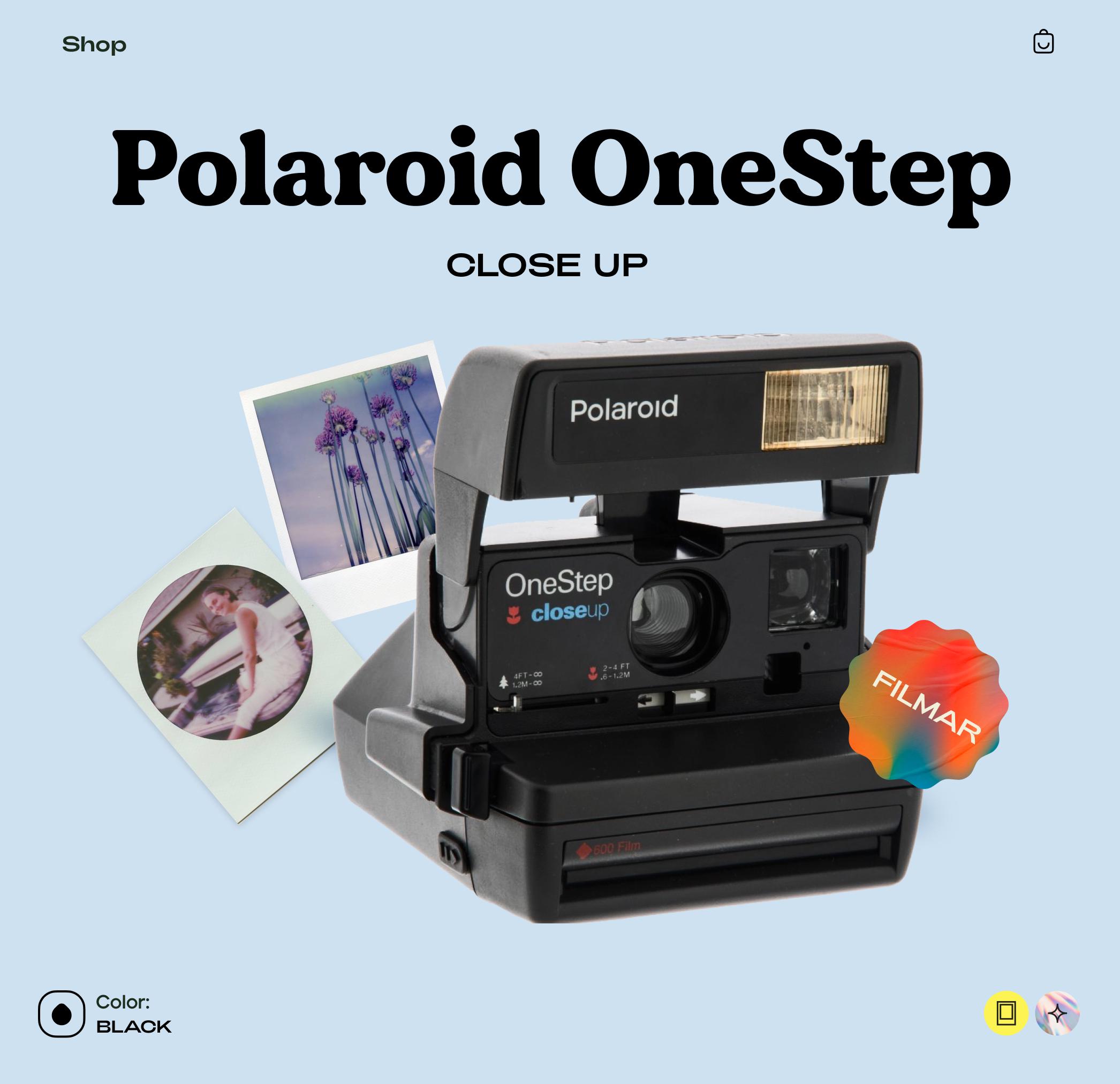 Polaroid Onestep Close-up 636 Vintage Polaroid 600 Instant