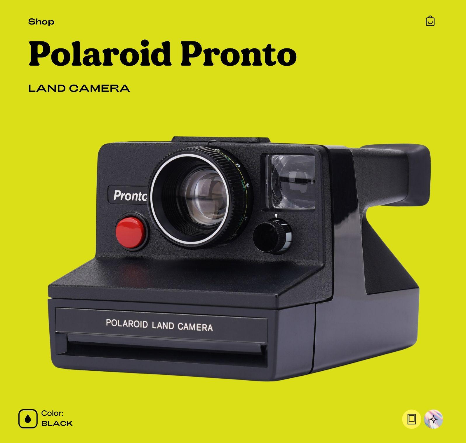 ポラロイド プロントランド カメラ - SX-70 フィルム用ビンテージ
