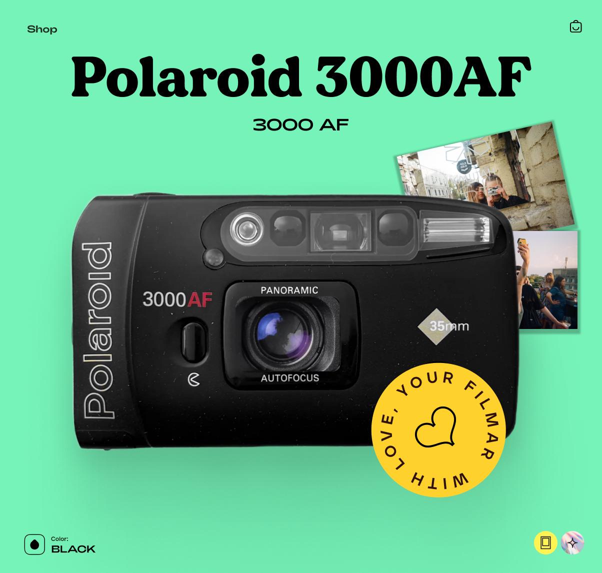 Appareil photo ancien Polaroid 3000 - Photo, audio & vidéo