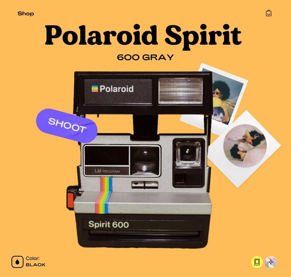 Appareil Photo Polaroid Supercolor 600 Vintage - Années 80, Très Bon état