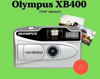 Olympus xb400 vintage 35mm point and shoot film camera - compact and fully functional