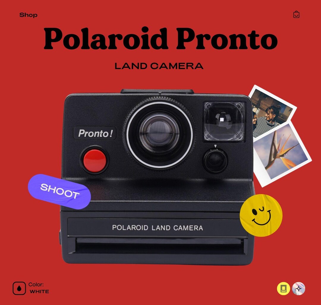 ポラロイド プロントランド カメラ - SX-70 フィルム用ビンテージ