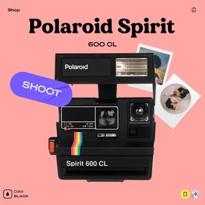 ポラロイド 600 cl スピリット カメラ インスタント フィルム
