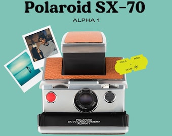 Polaroid SX-70 Alpha 1 Instant Camera - Vintage Folding SLR with Manual Focus, Classic Design and SX-70 Film Compatibility Retro Photography