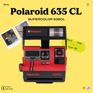 撮影確認済み ポラロイド 635CL Polaroid Polaroid Supercolor 635 CL - Filmphotography.eu