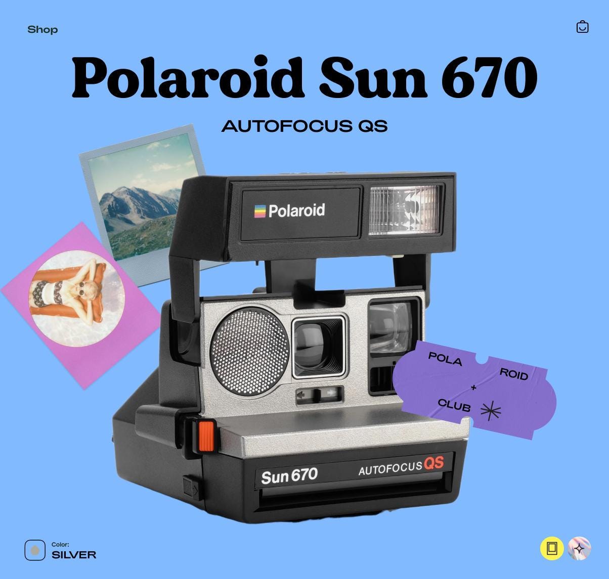 Polaroid Sun 670 AUTOFOCUS QS Polaroid Sun 670 Autofocus Qs