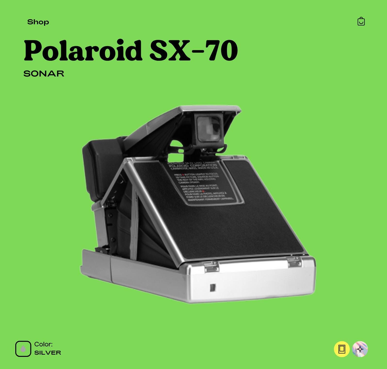 Polaroid Sx-70 Sonar Autofocus Silver | Vintage Instant Camera