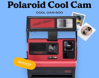 Cámara instantánea Polaroid Cool Cam 600 (roja)
