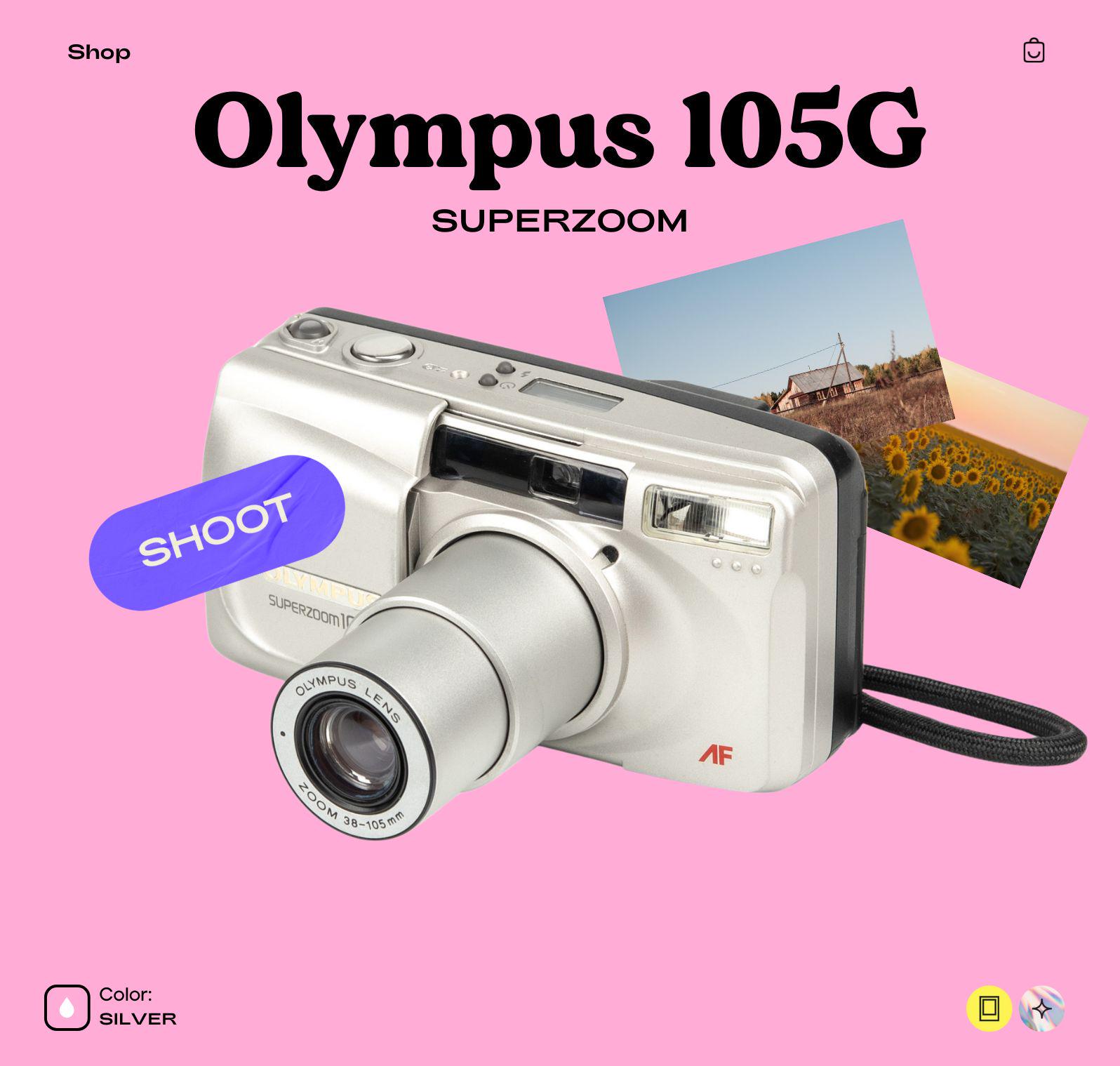 Lens Superzoom 105g Used Olympus Superzoom 105G