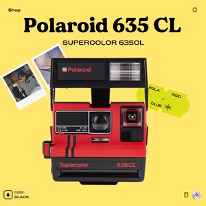 撮影確認済み ポラロイド 635CL Polaroid Amazon | Polaroid Supercolor 635。 | インスタントカメラ 通販